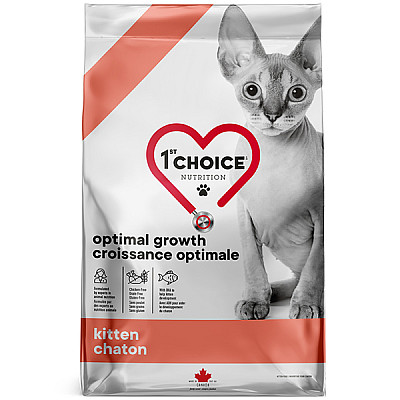 Сухий корм для кошенят з чутливим травленням 1st Choice Kitten Optimal Growth ФЕСТ ЧОЙС  з рибою