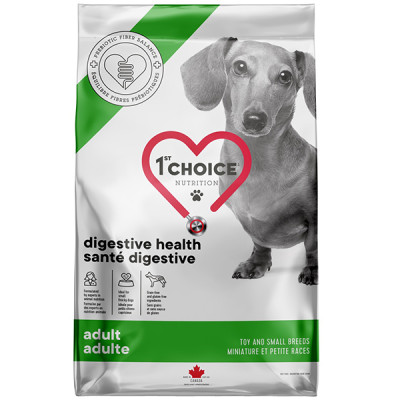 Сухий корм для дорослих собак малих порід з проблемами травлення 1st Choice Adult Digestive Health Toy and Small ФЕСТ ЧОЙС МІНІ ГАСТРОІНТЕСТИНАЛ з куркою та бататом