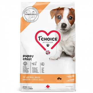 Сухий корм для цуценят міні та малих порід 1st Choice Puppy Toy and Small ФЕСТ ЧОЙС з куркою, 5 кг