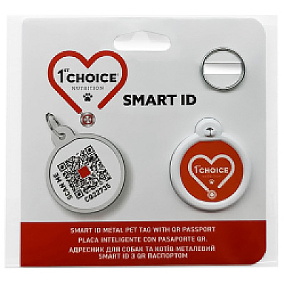 1st Choice Smart ID ФЕСТ ЧОЙС СМАРТ ID адресник с QR-паспортом для собак и кошек
