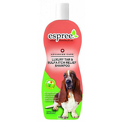 Espree Luxury Tar and Sulfa Itch Relief Shampoo - шампунь із сіркою від лупи