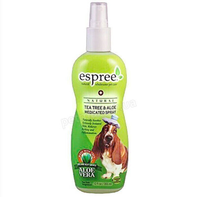 Espree Tea Tree and Aloe Medicated Spray - Заспокоює подразнену шкіру знімає свербіж