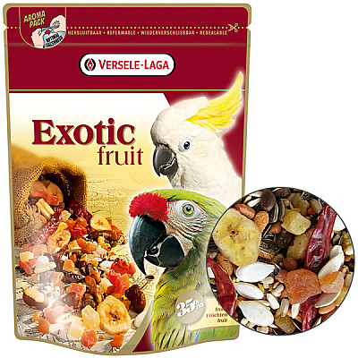 Versele-Laga Prestige Premium Parrots Exotic Fruit Mix ВЕРСЕЛЕ-ЛАГА ЭКЗОТИЧЕСКИЕ ФРУКТЫ зерновая смесь для крупных попугаев