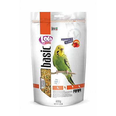 Полнорационный корм Lolo Pets Foody For Budgie для волнистых попугаев