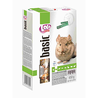 Повнораційний корм Lolo Pets Foody For Chinchilla для шиншил