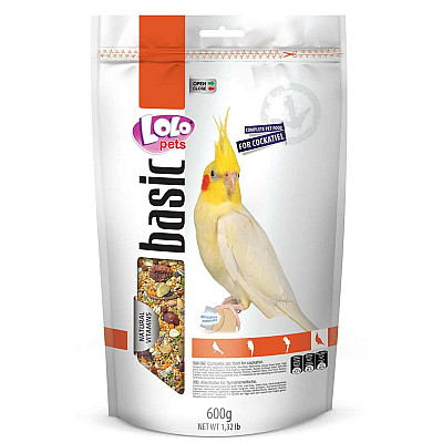 Полнорационный корм Lolo Pets Foody For Cockatiel для нимфы