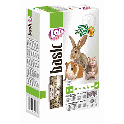 Корм Lolo Pets гранульований для гризунів та кроликів