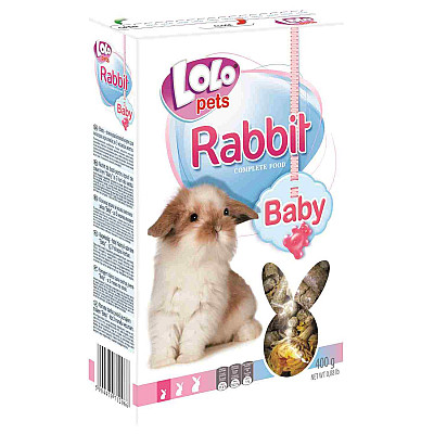 Полнорационный корм Lolo Pets Baby для кролика до 3 месяцев
