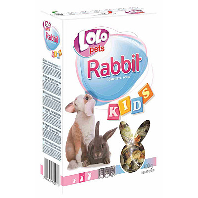 Полнорационный корм Lolo Pets Kids для кролика от 3 до 8 месяцев