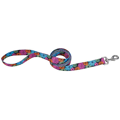 Coastal Pet Attire Style поводок для собак 1см/1.2м. дикие цветы