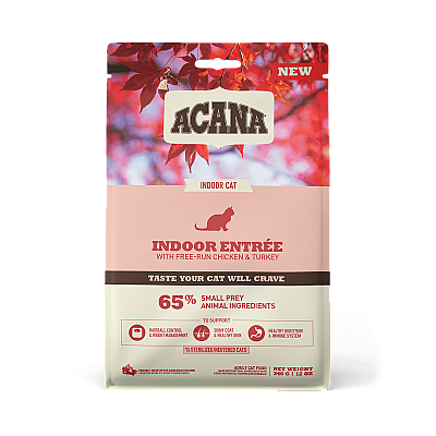 Сухий корм для котів на всіх стадіях життя Acana indoor entree cat з куркою