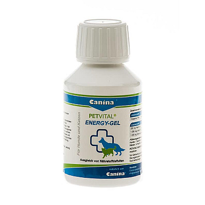 Canina (Каніна) Petvital Energy Петвіталь Енерджі-гель формула енергії для собак та котів