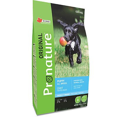 Pronature Original Puppy Chicken Oatmeal ПРОНАТЮР ОРИДЖИНАЛ ЦУЦЯ КУРИЦЯ З ОВСЯНОЮ МОКОЮ корм для цуценят