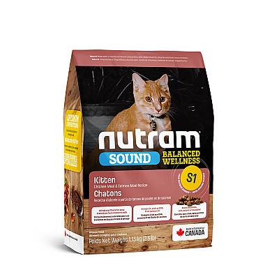 Сухой корм для котят S1 NUTRAM Sound Balanced Wellness