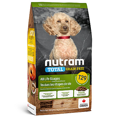 Сухий корм для собак  T29 Nutram Total Grain-Free® Lamb and Lentils КОРМ ДЛЯ CОБАК З ЯГНЕНКОМ І ОВОЧАМИ БЕЗ ЗМІСТ ЗЕРНА (GRAIN-FREE) 