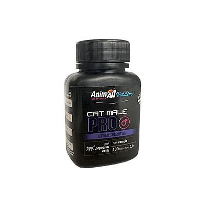 Вітаміни AnimAll VetLine CAT MALE PRO для дорослих котів (самців) 0.5 г