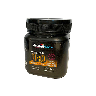Витамины AnimAll VetLine Omega PRO для средних пород собак 1 г