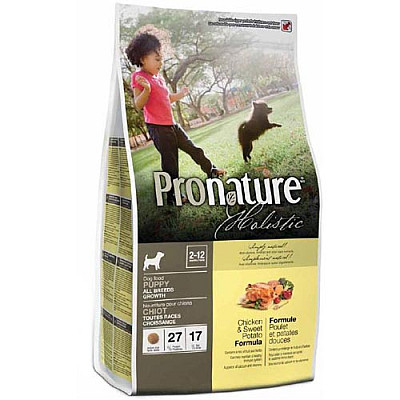 Pronature Holistic КУРИЦЯ З БАТАТОМ корм для цуценят всіх порід