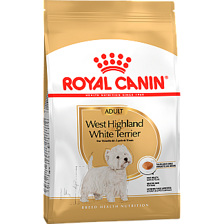 Royal Canin  WEST HIGHLAND WHITE TERRIER ADULT сухой корм для взрослых собак породы вест хайленд уайт терьер от 10 месяцев, 3 кг