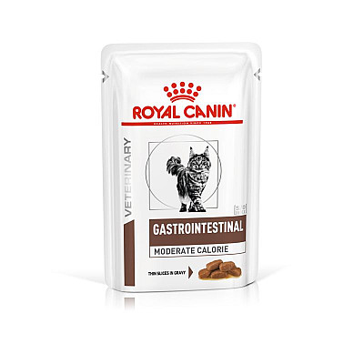 Лікувальний вологий корм для котів Royal Canin Gastrointestinal Moderate Calorie Feline 