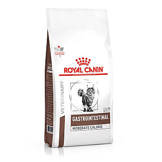 Royal Canin GASTRO INTESTINAL MODERATE CALORIE сухой корм для кошек с умеренным содержанием энергии при нарушении пищеварения, 400 гр