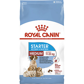 Сухий корм для собак середніх порід Royal Canin Medium Starter для вагітних, годуючих і цуценят, 1 кг