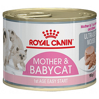 Royal Canin Mother and babycat   консервы для котят с момента отъема до 4 месяцев, 195 гр