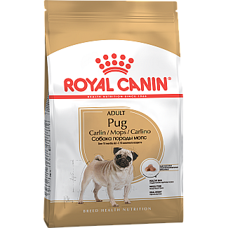 Royal Canin PUG ADULT сухой корм для взрослых собак породы мопс от 10 месяцев, 3 кг