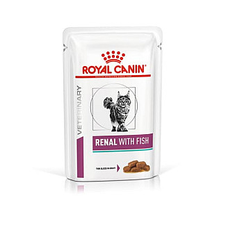 Royal Canin RENAL C ТУНЦОМ (ПАУЧ) ДИЕТА ДЛЯ КОШЕК ПРИ ХРОНИЧЕСКОЙ ПОЧЕЧНОЙ НЕДОСТАТОЧНОСТИ, 85 гр