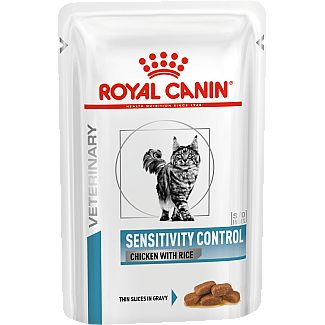 Royal Canin SENSITIVITY CONTROL FELINE CHICKEN куриные консервы для кошек с непереносимостью кормовых продуктов, 100 гр