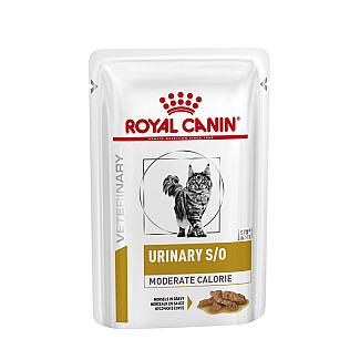 Royal Canin Urinary S/O Feline Moderate Calorie консервы для кошек с заболеваниями мочевыделительной системы, 85 гр