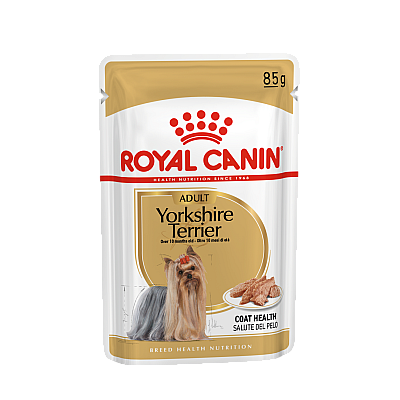 Вологий корм для дорослих собак породи йоркширський тер'єр Royal Canin Yorkshire Terrier паштет