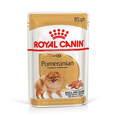 Влажный корм для собак породы померанский шпиц Royal Canin Pomeranian Loaf паштет