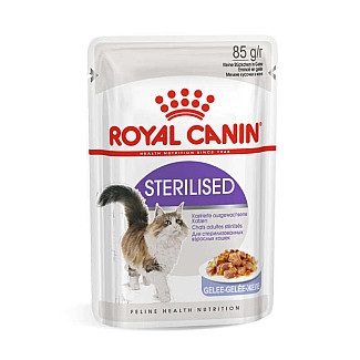 Royal Canin Sterilised in Jelly - Консервований корм для дорослих стерилізованих котів (дрібні шматочки в желе), 85 г
