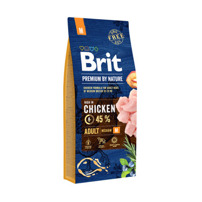 Brit Premium Adult Medium Chicken Сухой корм для собак средних пород с курицей