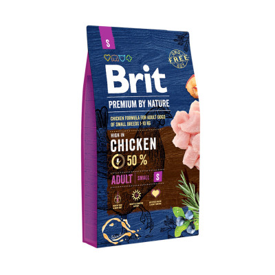 Brit Premium Adult Small Chicken Сухой корм для собак малых пород с курицей
