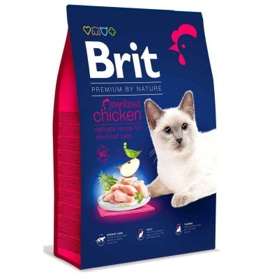 Brit Premium Sterilised Сухий корм для стерилізованих кішок