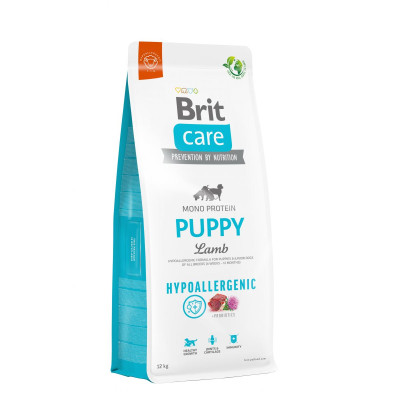 Сухий гіпоалергенний корм для цуценят Brit Care Dog Hypoallergenic Puppy з ягням