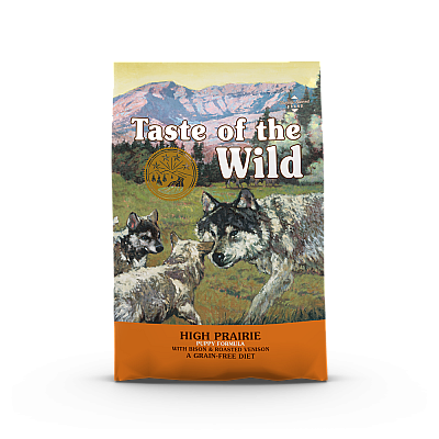 Сухий корм для цуценят всіх порід Taste of the Wild High Prairie Puppy Formula, бізон та баранина