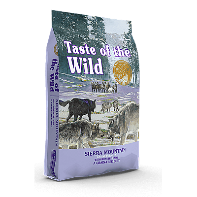 Сухий корм для собак всіх порід та всіх стадій життя Taste of the Wild Sierra Mountain Canine Formula з запеченим м`ясом ягняти