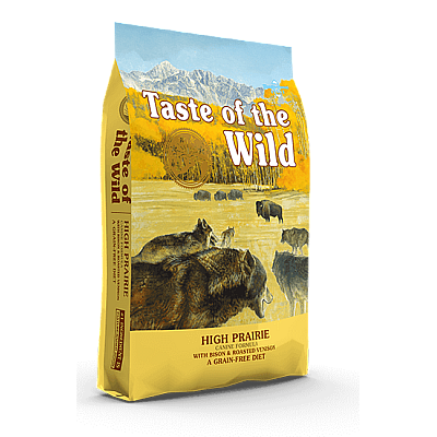 Сухий корм для дорослих собак всіх порід Taste of the Wild High Prairie Canine Formula із запеченим бізоном та олениною