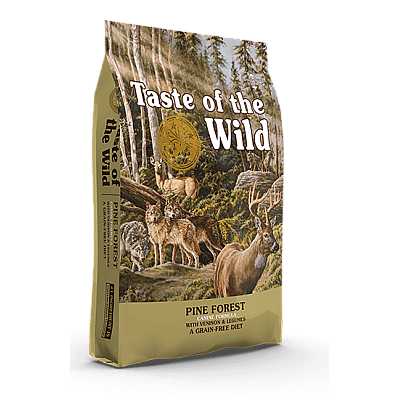 Сухий корм для собак всіх порід та всіх стадій життя Taste of the Wild Pine Forest Canine Formula з олениною