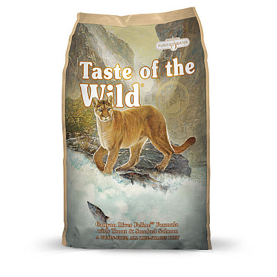 Сухий корм для котів усіх порід на усіх стадіях життя Taste of the Wild Canyon River Feline Formula з фореллю та копченим лососем