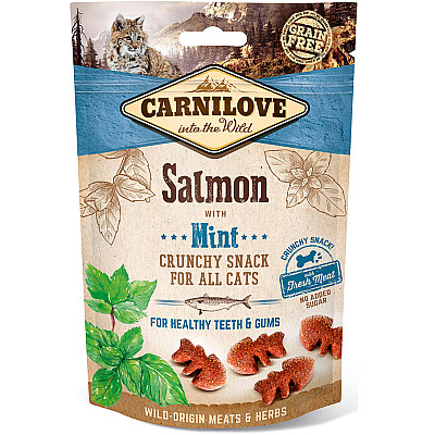 Ласощі для кішок Carnilove Salmon with Mint з лососем та м'ятою
