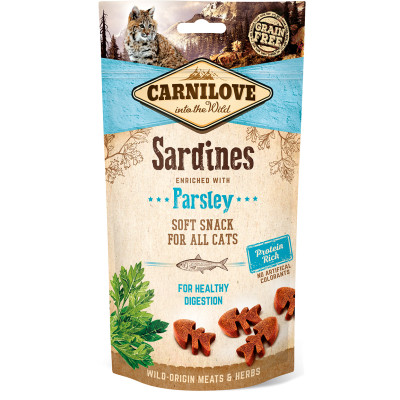 Ласощі для кішок Carnilove Sardine with Parsley з сардиною та петрушкою