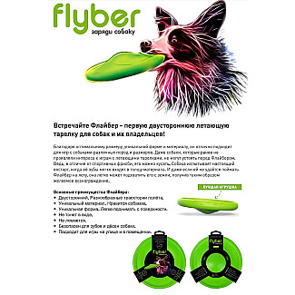 Collar Flyber- Летающая тарелка Флайбер, 22 см