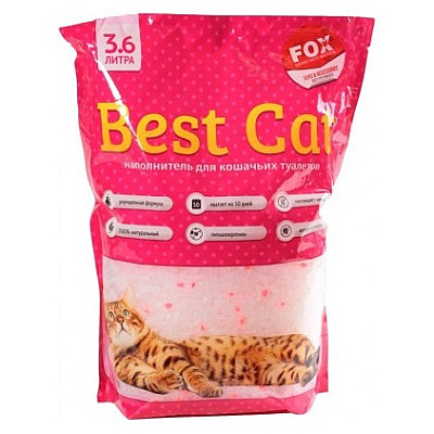 Best Cat наполнитель силикагелевый Pink Flowers