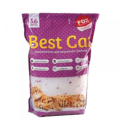 Best Cat наполнитель силикагелевый Purple Lawander