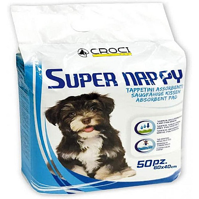 Super Nappy пелюшки для цуценят 60 х 40 см