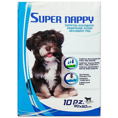 Super Nappy пелюшки для цуценят 90 х 60 см